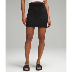 Lululemon Scuba HR Black Mini Skirt
